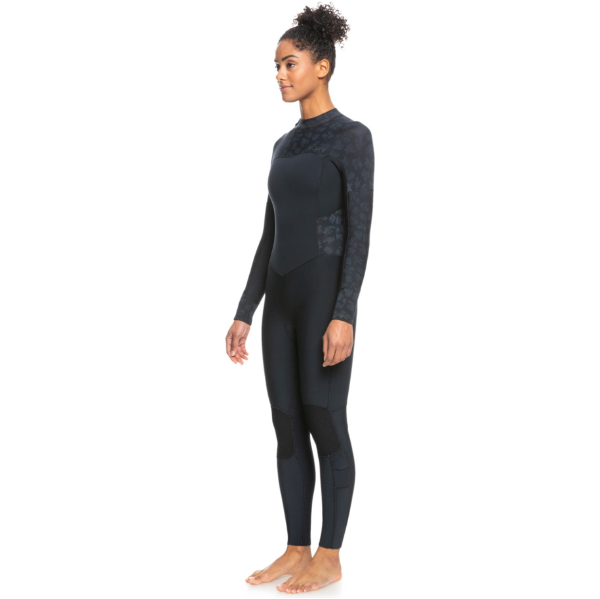 2026 Roxy Da Donna Swell Series 3/2mm Back Zip Muta ERJW103121 - Black